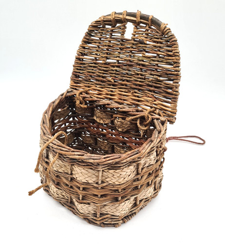 Ancien petit panier - osier, de