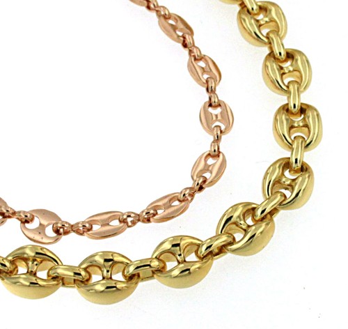 Bracelet chaine grain café - de,