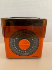 BALANCE MENAGERE TERRAILLON 3KG DESIGN MARCO ZANUSO - SPACE AGE - VINTAGE ORANGE