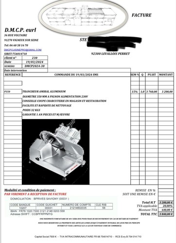 Trancheuse aluminium - trancheuse,