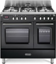 Delonghi MEM965TNXED Cuisine Four Table de Cuisson 5 Feux Gaz Triple Couronne