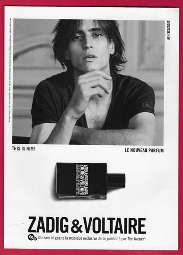 Publicité papier parfum - publicité,