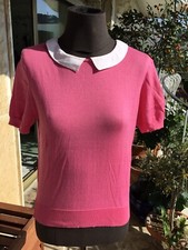 Tres Beau Haut Pull Coton Soie