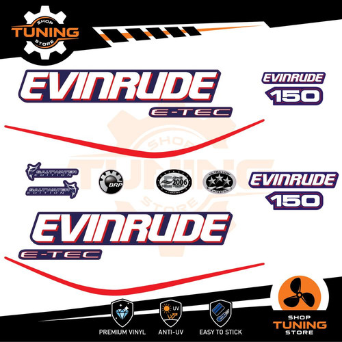 Kit autocollants pour moteur - kit,