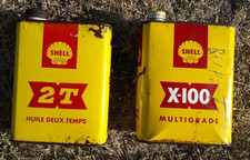 lot 2 Bidons métal d'Huile