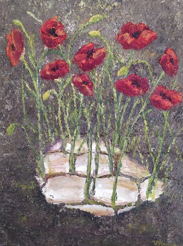 Tableau huile sur toile - ,
