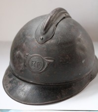 CASQUE ADRIAN, modèle 15, "CHASSEUR", 14-18,WW1, POILU.