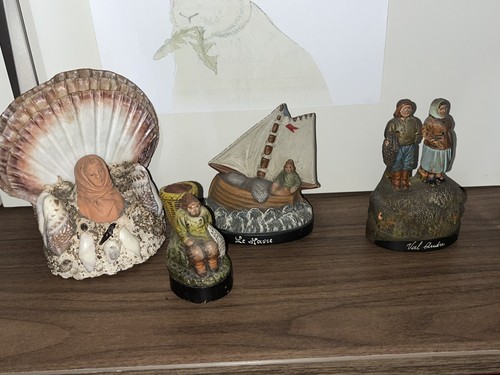 Lot personnages terre - personnages, cuite