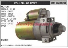Moteur D'Arrêt KOHLER Tondeuse À Gazon CH 12.5 13 14 028008