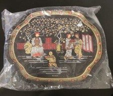 plateau vintage en métal