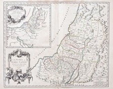 Carte De La Terre Sainte Israël Palestine Palestine Robert De Vaugondy 1 306785