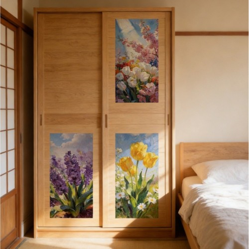 Stickers muraux floraux - stickers,