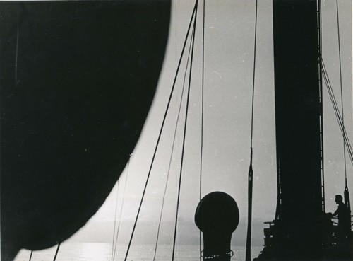 Vue contre jour - contre-jour, passerelle