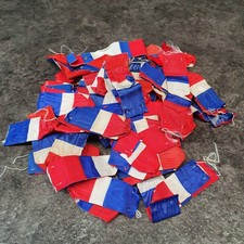 Lot de 50 rubans bleu blanc