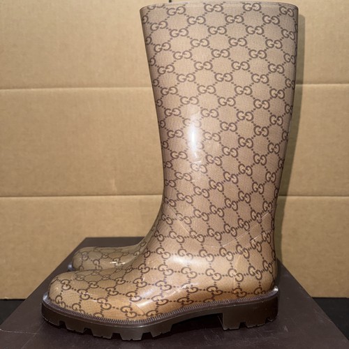 Gucci rain boots pattern - gucci,