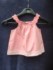 Robe bébé 12/18 mois coton rose Vert Baudet  .( AZ / D)
