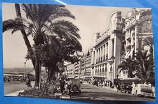 NICE - Promenade des Anglais, Palais de la Méditerranée. Voitures anciennes