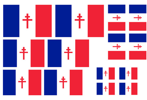 Ensemble diorama drapeaux - ensemble,