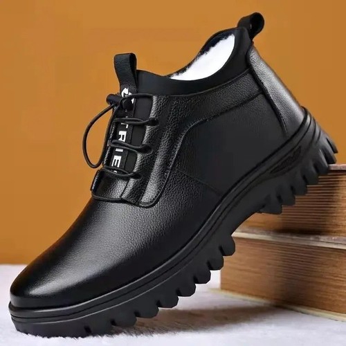 Bottes neige cuir pu - de,