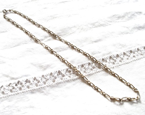 Collier chaîne vintage - collier, en