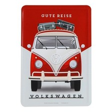 Carte postale métallique VW