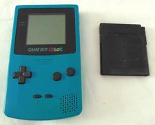 Nintendo Game Boy Color Console - bleu requin  (CGB-001) + jeu operation carotte