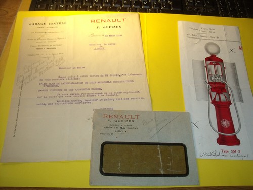 Lettres epoque 1934 - lettres,