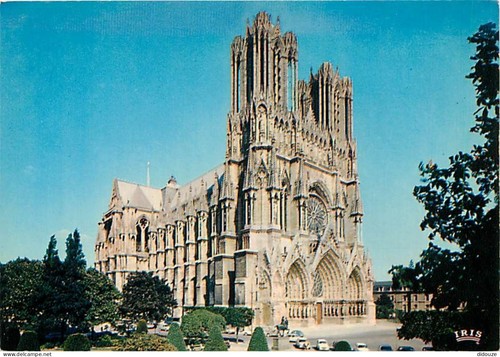 Carte postale reims - carte,