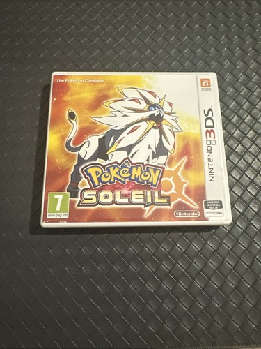 Pokémon soleil nintendo 3ds - pokémon,