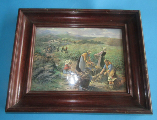 Tableau chromo sur tole - , a