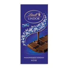 Tablette Chocolat noir Lindt Lindor 150g