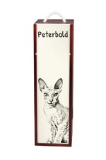 Peterbald Boîte à Vin Avec Chat Art-Dog