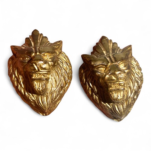 Têtes lion bronze - têtes, de