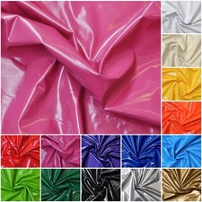Cuir Verni Simili Latex-Glanz Élastique Tissu pour Veste Manteau Rock Vêtements
