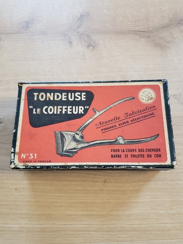Tondeuse vintage coiffeur - "le, coiffeur"