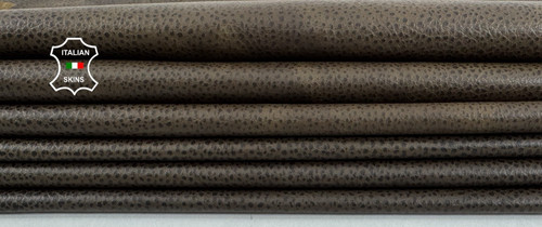 Cuir mouton vert style - cuir,