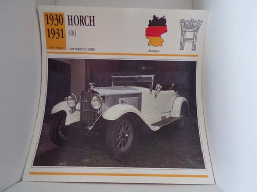 Fiche carte card voiture - carte,