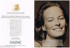 PUBLICITE ADVERTISING 095  1993  LABORATOIRES GALENIC   cosmétiques (2p)