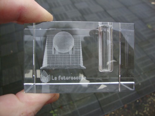Presse papier verre souvenir - papier, ,