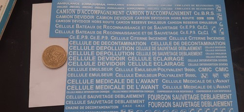 Decals decalcomanie eau - à, l