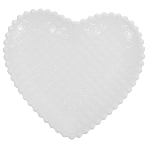 Assiette coeur ceramiuqe - , en