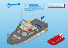 PLAYMOBIL BATEAU VEDETTE