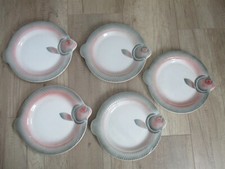 5 Assiettes à Poisson en