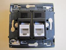 Legrand 84344 - Mécanisme double RJ45 6 compatible avec série Sagane de Legrand