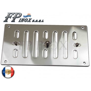 Prise air grille - grille, inox