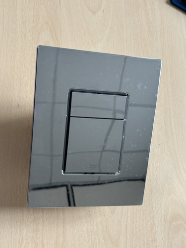 Plaque commande grohe - wc,