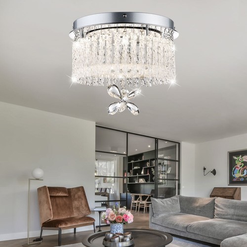 Lustre cristal plafonnier - en,