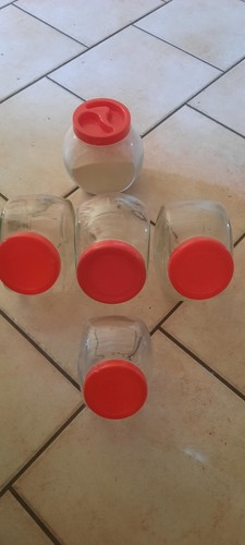 Ensemble pots verre - ensemble, 5