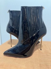 Christian Louboutin Patent Leather Stiletto Boots 10cm