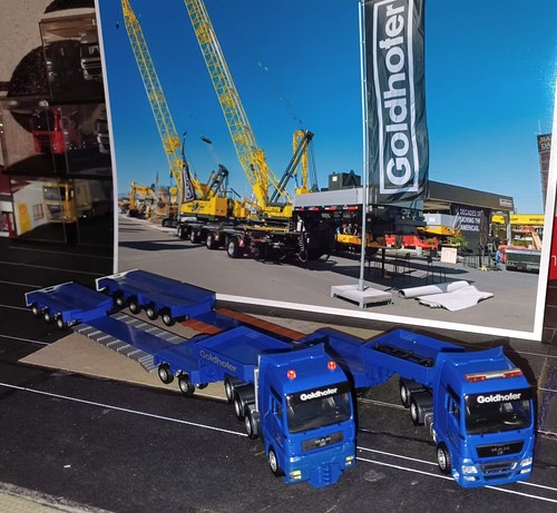 Herpa camions goldhofer - camions,